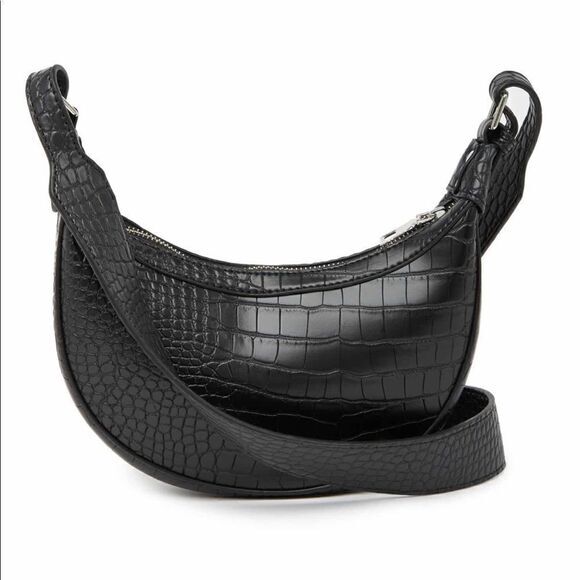 Leather Crocodile Embossed Bag - Picture 1 of 15